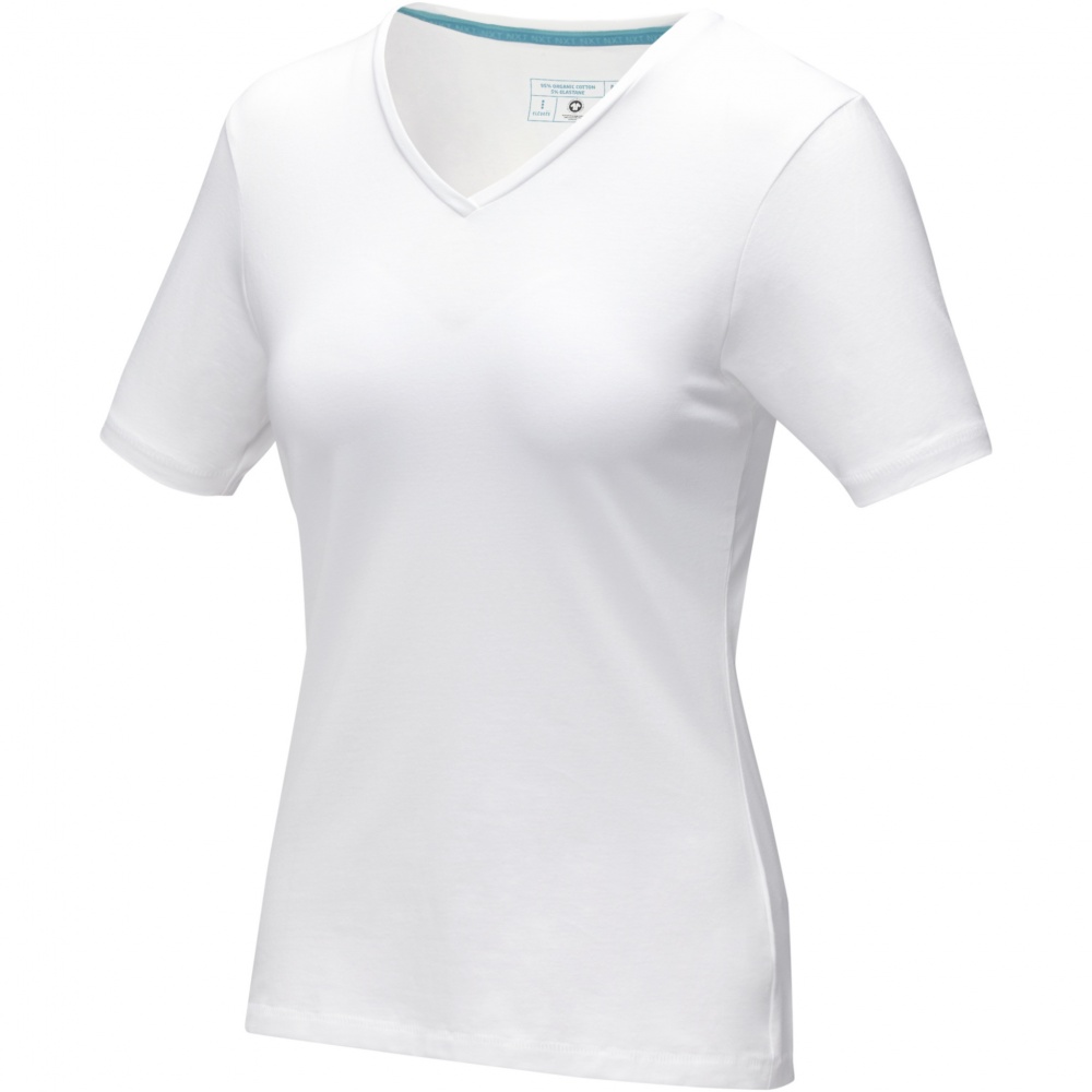 Logotrade corporate gift image of: Kawartha short sleeve women's organic V-neck t-shirt