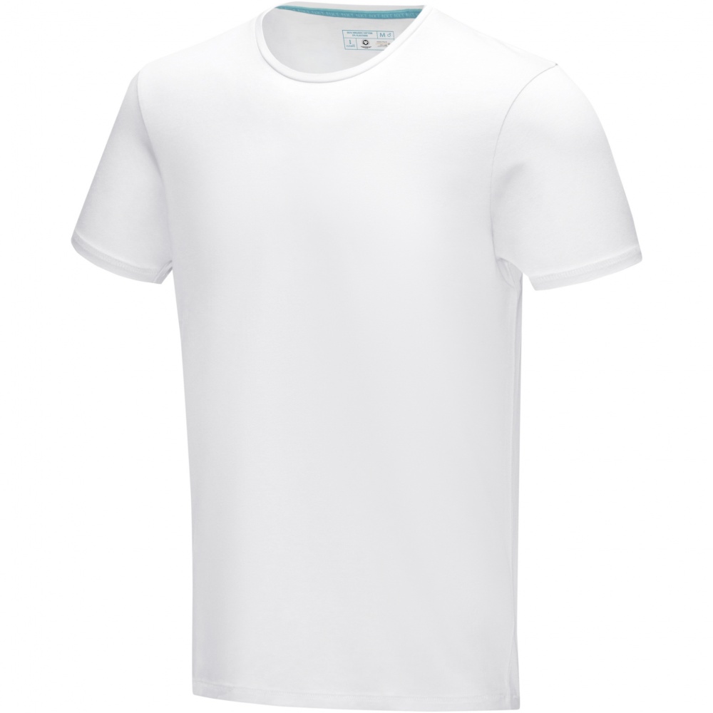 Logo trade promotional giveaway photo of: Balfour short sleeve men's organic t-shirt