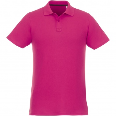 Logo trade business gifts image of: Helios short sleeve men's polo