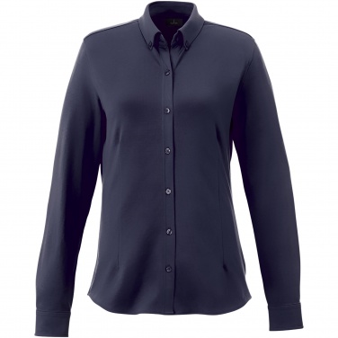Logo trade corporate gift photo of: Bigelow long sleeve women's pique shirt
