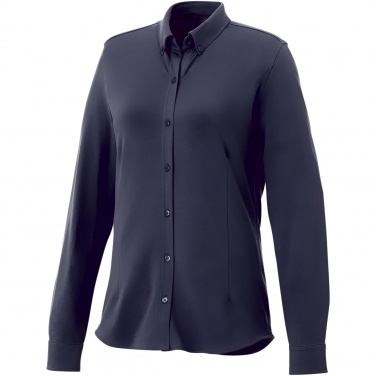 Logo trade promotional items image of: Bigelow long sleeve women's pique shirt