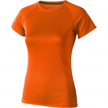 Logo trade corporate gifts picture of: Niagara short sleeve women's cool fit t-shirt