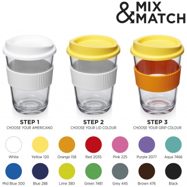 Logo trade promotional merchandise image of: Americano® Cortado 300 ml tumbler with grip