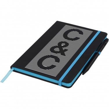 Logo trade advertising products picture of: Noir Edge medium notebook