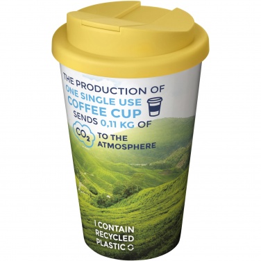 Logo trade corporate gift photo of: Brite-Americano® 350 ml tumbler with spill-proof lid