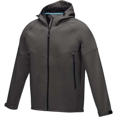 Logo trade corporate gifts image of: Coltan men’s GRS recycled softshell jacket