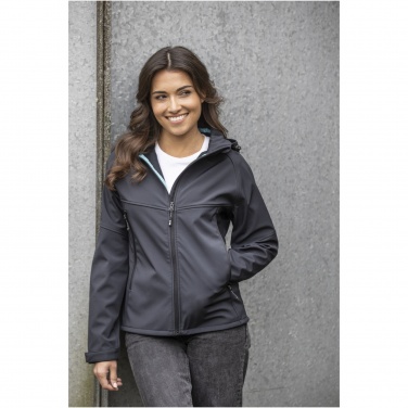 Logo trade advertising product photo of: Coltan women’s GRS recycled softshell jacket