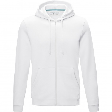Logo trade promotional giveaways image of: Ruby men’s organic recycled full zip hoodie