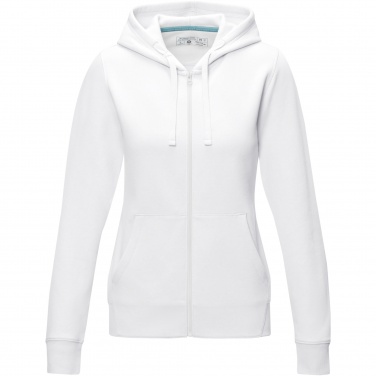 Logotrade promotional items photo of: Ruby women’s organic recycled full zip hoodie