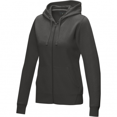 Logo trade business gift photo of: Ruby women’s organic recycled full zip hoodie