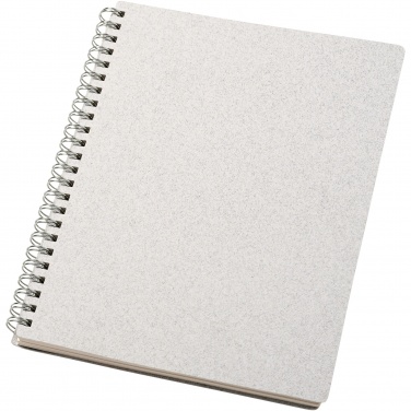 Logo trade promotional items image of: Bianco A5 size wire-o notebook