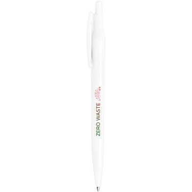 Logo trade promotional giveaway photo of: Marksman Alessio ballpoint pen made of recycled PET plastic with customizable printing