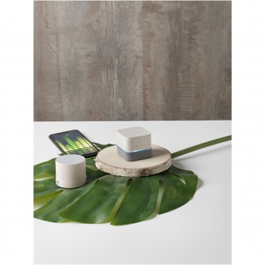 Logo trade promotional item photo of: Aira wheat straw Bluetooth® speaker