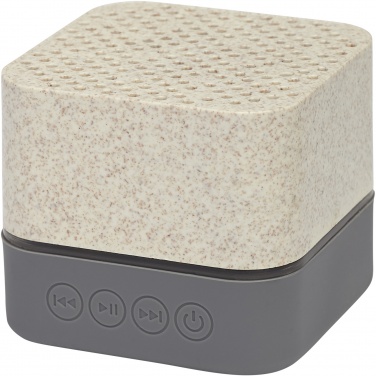 Logo trade advertising products picture of: Aira wheat straw Bluetooth® speaker