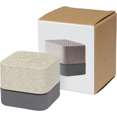 Logotrade promotional products photo of: Aira wheat straw Bluetooth® speaker