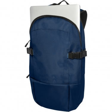 Logo trade promotional giveaway photo of: Baikal 15" GRS RPET laptop backpack 8L