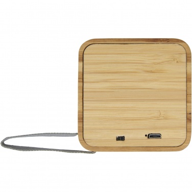 Logo trade promotional products image of: Arcana bamboo Bluetooth® speaker