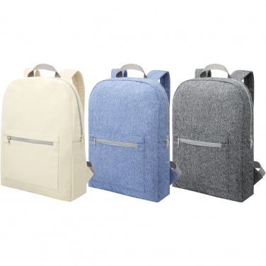 Logotrade promotional item picture of: Pheebs 450 g/m² recycled cotton and polyester backpack 10L