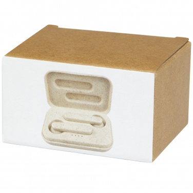 Logo trade corporate gift photo of: Nantai wheat straw True Wireless earbuds