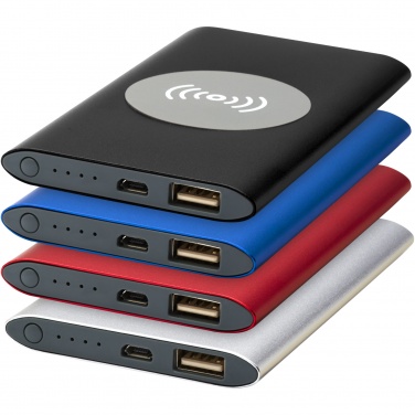 Logo trade corporate gifts picture of: Juice 4000mAh wireless power bank 