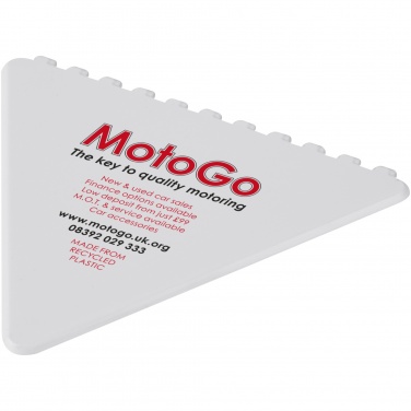 Logotrade promotional merchandise image of: Frosty triangular recycled plastic ice scraper