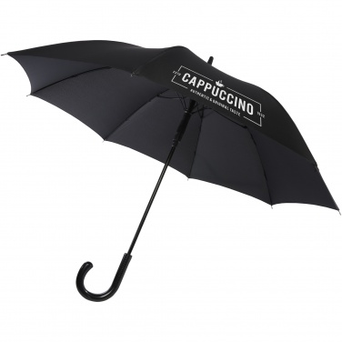 Logotrade advertising products photo of: Fontana 23" auto open umbrella with carbon look and crooked handle