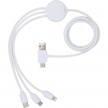 Logo trade business gift photo of: Pure 5-in-1 charging cable with antibacterial additive