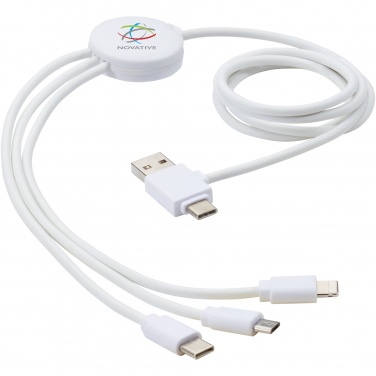 Logo trade promotional items picture of: Pure 5-in-1 charging cable with antibacterial additive