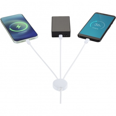 Logotrade promotional giveaway image of: Pure 5-in-1 charging cable with antibacterial additive