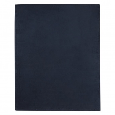 Logo trade corporate gifts picture of: Lily GRS certified RPET coral fleece blanket