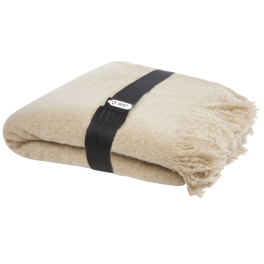 Logo trade promotional product photo of: Ivy GRS certified RPET blanket