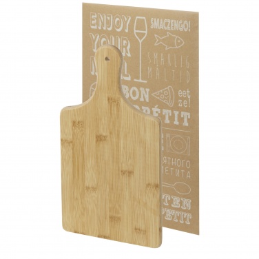 Logo trade promotional products image of: Quimet bamboo cutting board