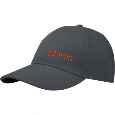 Logo trade promotional merchandise photo of: Trona 6 panel GRS recycled cap