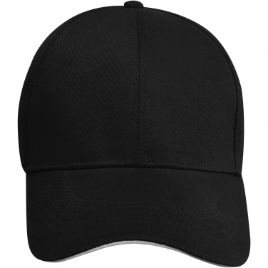 Logo trade corporate gifts picture of: Topaz 6 panel GRS recycled sandwich cap