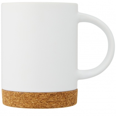 Logo trade promotional gifts image of: Neiva 425 ml ceramic mug with cork base