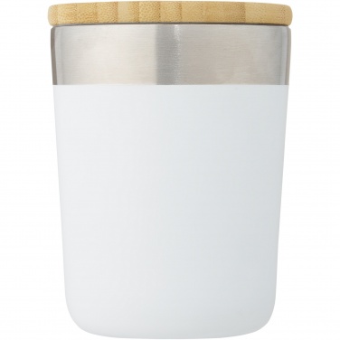 Logotrade promotional giveaways photo of: Lagan 300 ml stainless steel tumbler with bamboo lid
