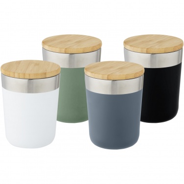 Logo trade promotional product photo of: Lagan 300 ml stainless steel tumbler with bamboo lid