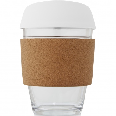 Logo trade promotional gifts picture of: Lidan 360 ml borosilicate glass tumbler with silicone lid