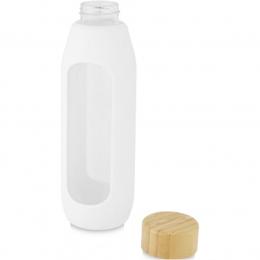 Logotrade promotional gift image of: Tidan 600 ml borosilicate glass bottle with silicone grip