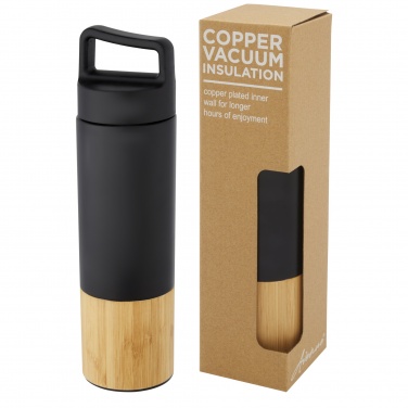 Logo trade promotional products picture of: Torne 540 ml  stainless steel bottle with bamboo outer wall