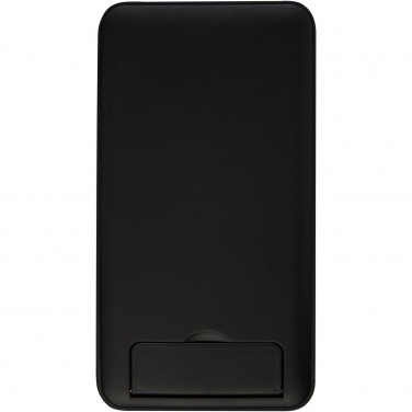 Logotrade corporate gift picture of: Loop 10W recycled plastic wireless charging pad with phone stand
