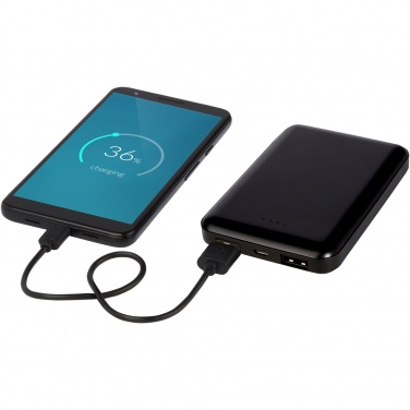 Logotrade promotional giveaway picture of: Gleam 5000 mAh ultra slim light-up power bank