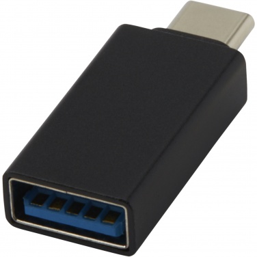 Logotrade advertising products photo of: ADAPT aluminum USB-C to USB-A 3.0 adapter