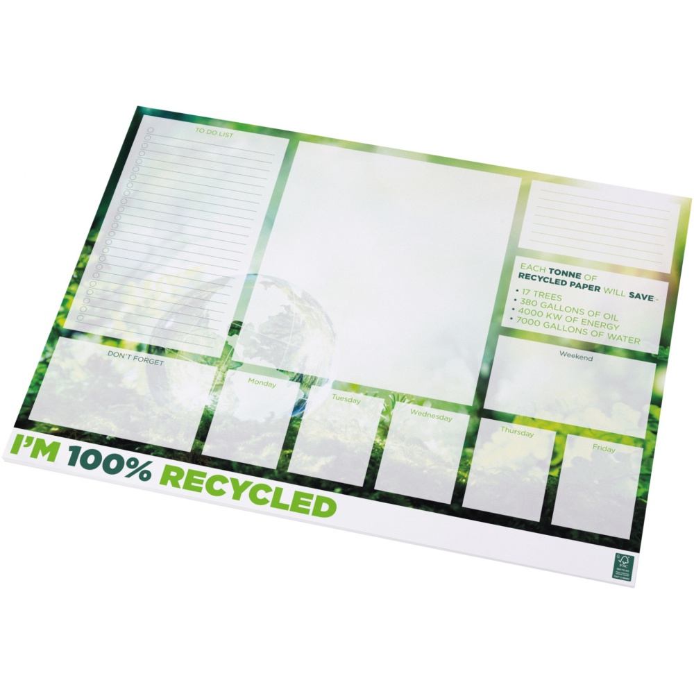 Logotrade corporate gift image of: Desk-Mate® A2 recycled notepad