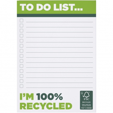 Logotrade promotional merchandise picture of: Desk-Mate® A6 recycled notepad