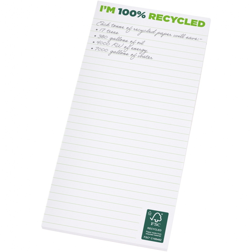 Logotrade promotional gifts photo of: Desk-Mate® 1/3 A4 recycled notepad