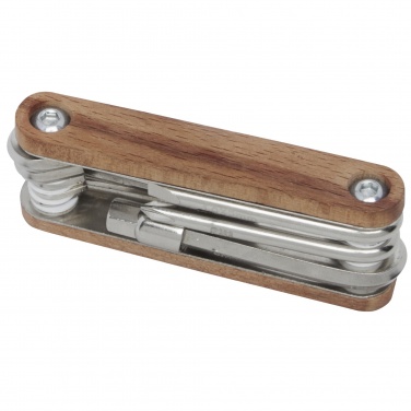 Logo trade promotional products image of: Fixie 8-function wooden bicycle multi-tool