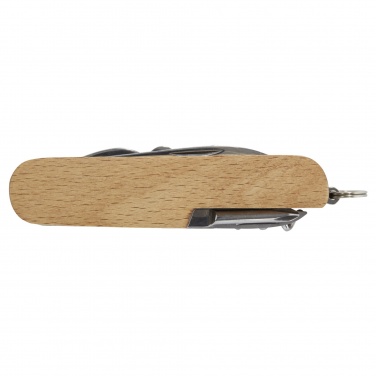 Logo trade promotional gifts image of: Richard 7-function wooden pocket knife