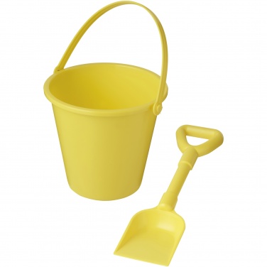 Logo trade promotional gift photo of: Tides recycled beach bucket and spade