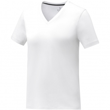 Logotrade promotional products photo of: Somoto short sleeve women's V-neck t-shirt 